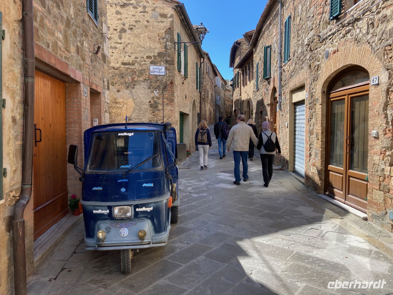 6. Reisetag – Freizeit in Monalcino – Gassen der Altstadt