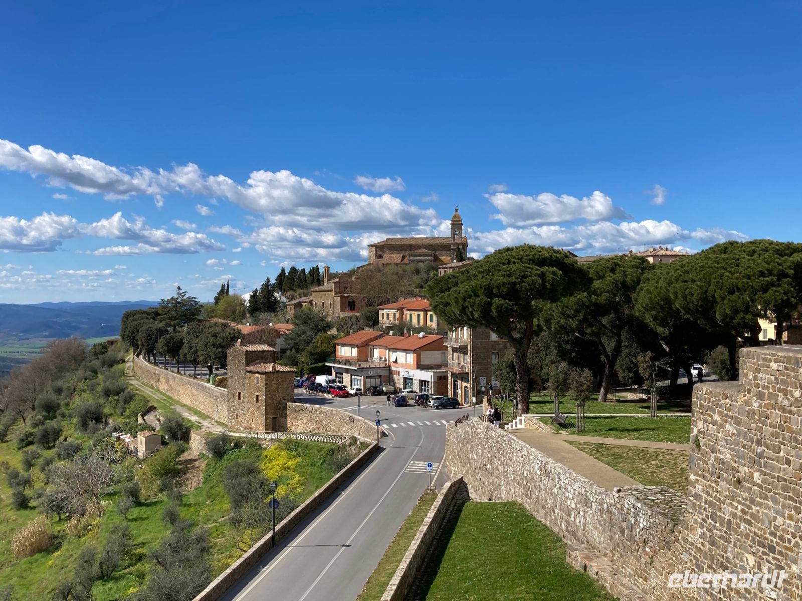 6. Reisetag – Freizeit in Monalcino – Aussicht von der Fortezza