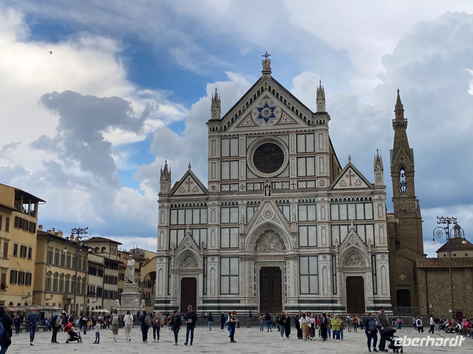 9. Reisetag – Stadtführung in Florenz am Abend – Piazza di Santa Croce