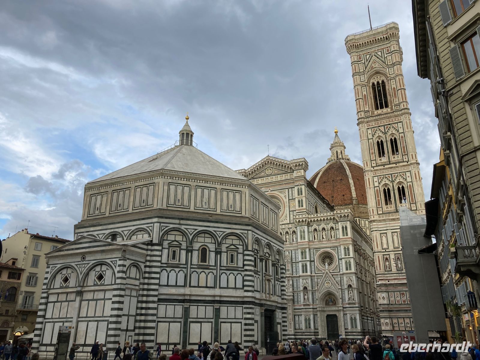 9. Reisetag – Stadtführung in Florenz am Abend – Baptisterium, Dom und Glockenturm