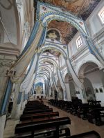 Kirche von Santa Maria Assunta in Vieste, geschmückt für die Prozessio