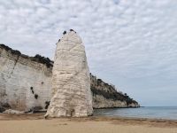 Pizzomunno am Strand von Vieste