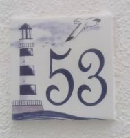 Hübsches Nummernschild in Peschici