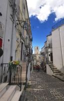 Unterwegs in der Altstadt von Monte San Angelo