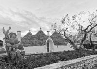 Trulli am Hotel bei Alberobello