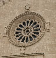 Rosette der Kathedrale von Matera