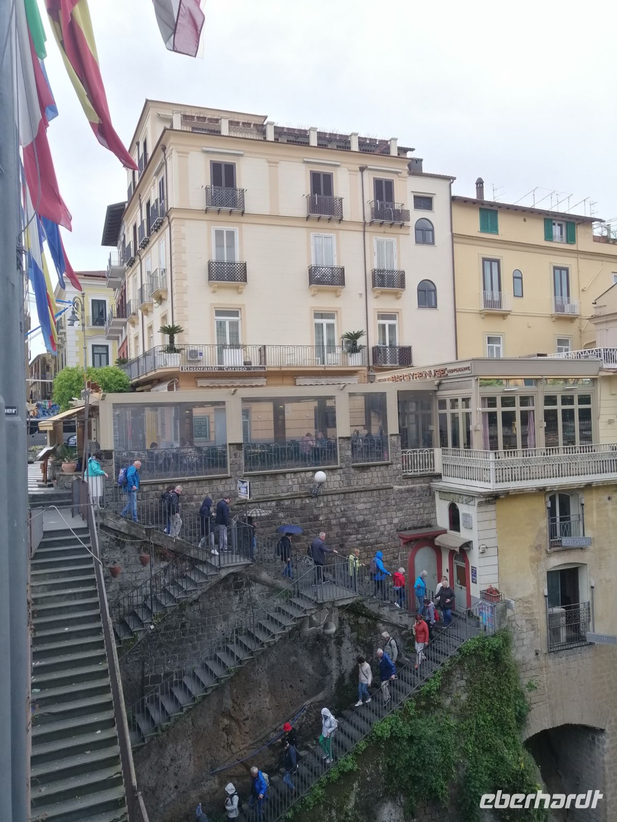 auf dem Weg zum Hafen in Sorrent