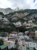 Blick auf die Altstadt von Positano