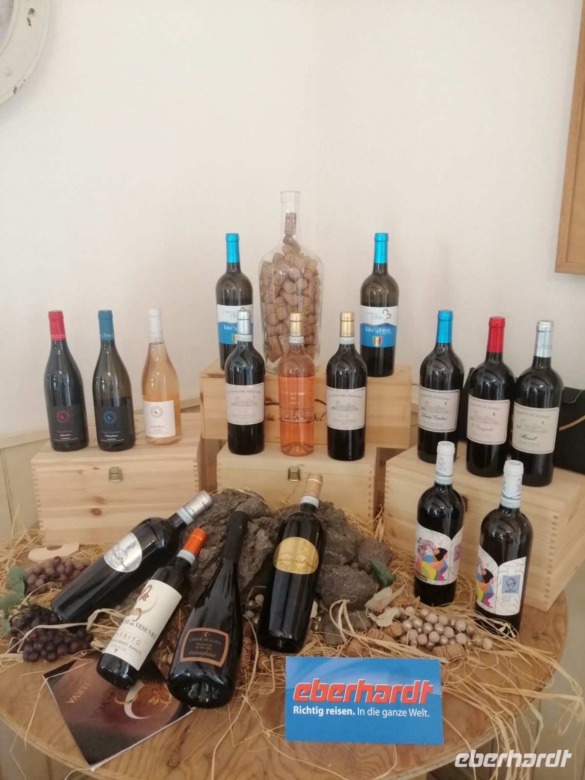 Weinprobe in Cantina der Vesuvio 