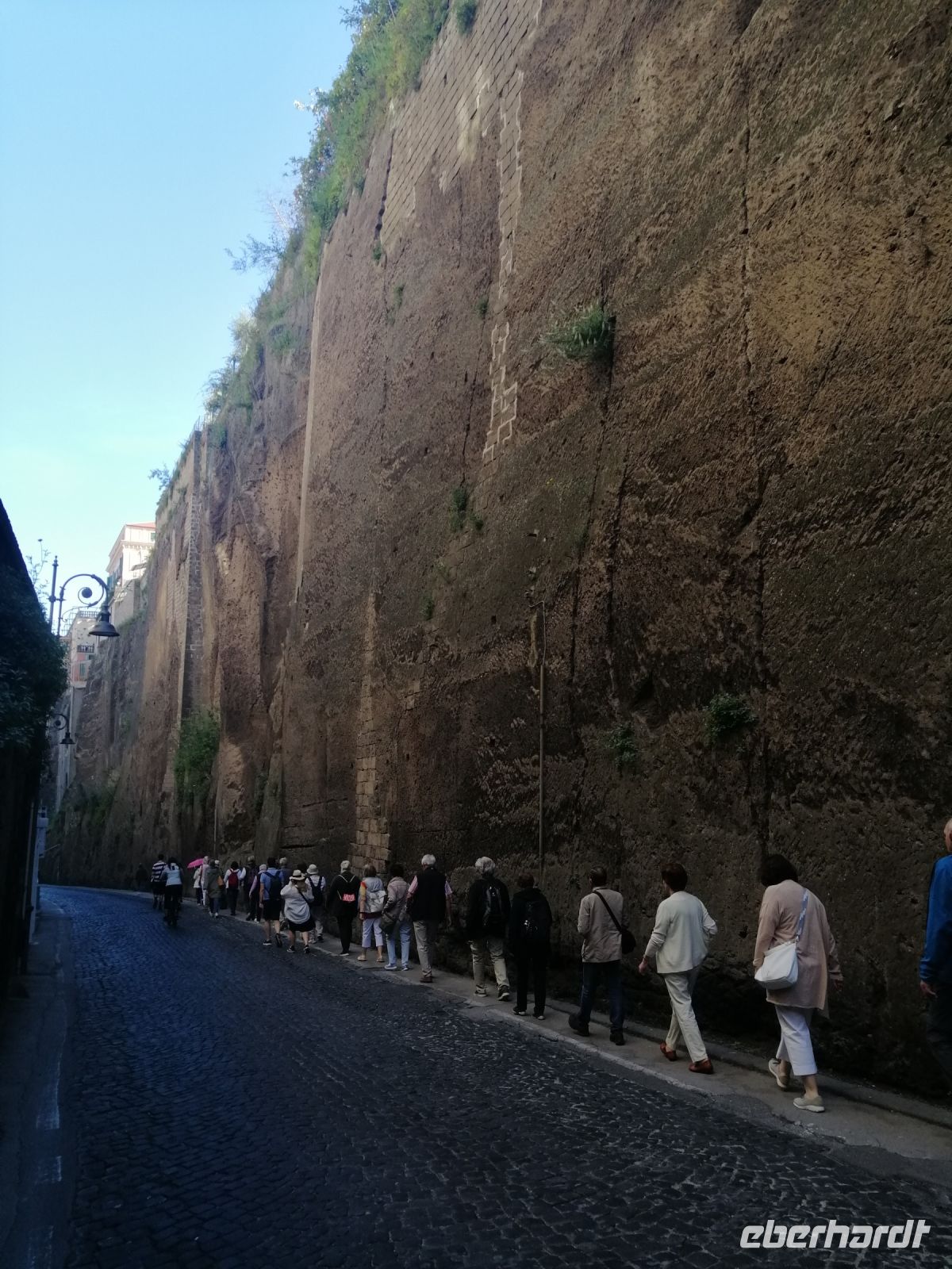 auf dem Weg zum Hafen in Sorrent