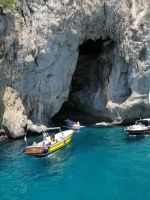 Grotte mit Stalaktiten, Rundschifffahrt um Capri