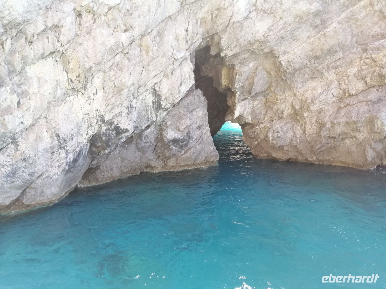 durchgehende Grotte, Rundschifffahrt um Capri