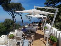 Café-Terrasse als Geheimtipp, Villa San Michele in Anacapri