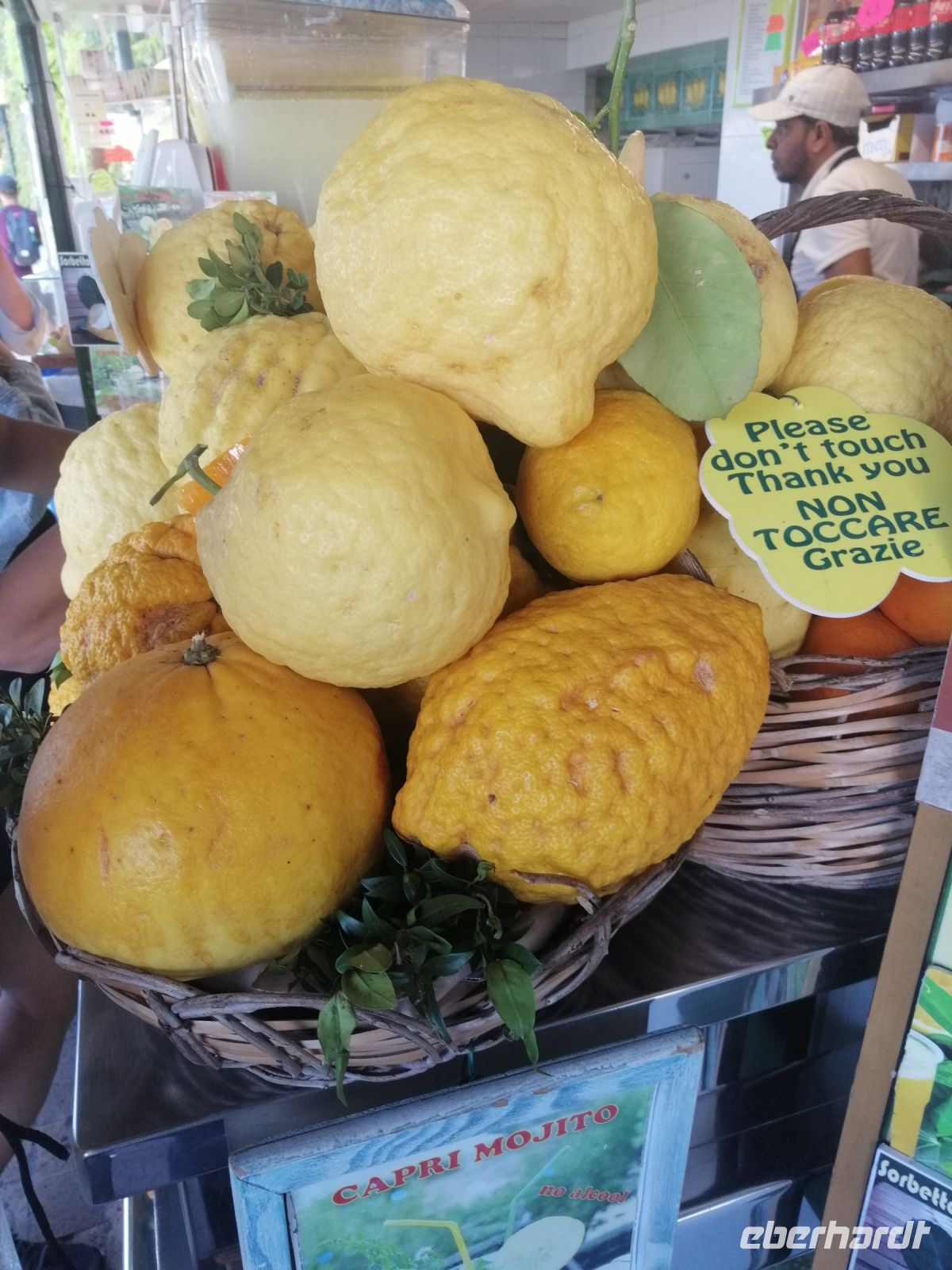 Riesige Zitronen, Capri