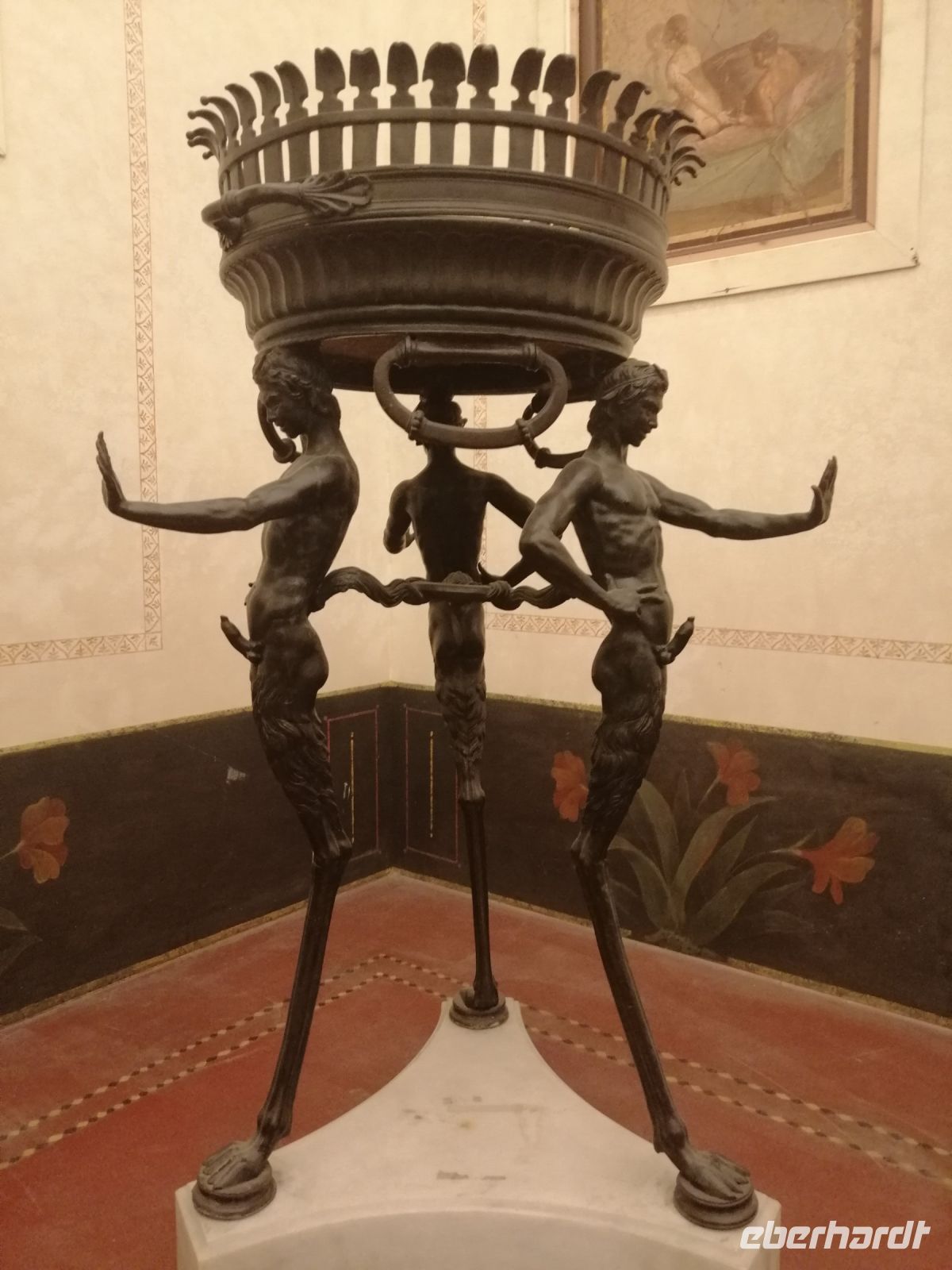 Ausstellungsstücke aus dem Geheimkabinett, archäologisches Museum in Neapel