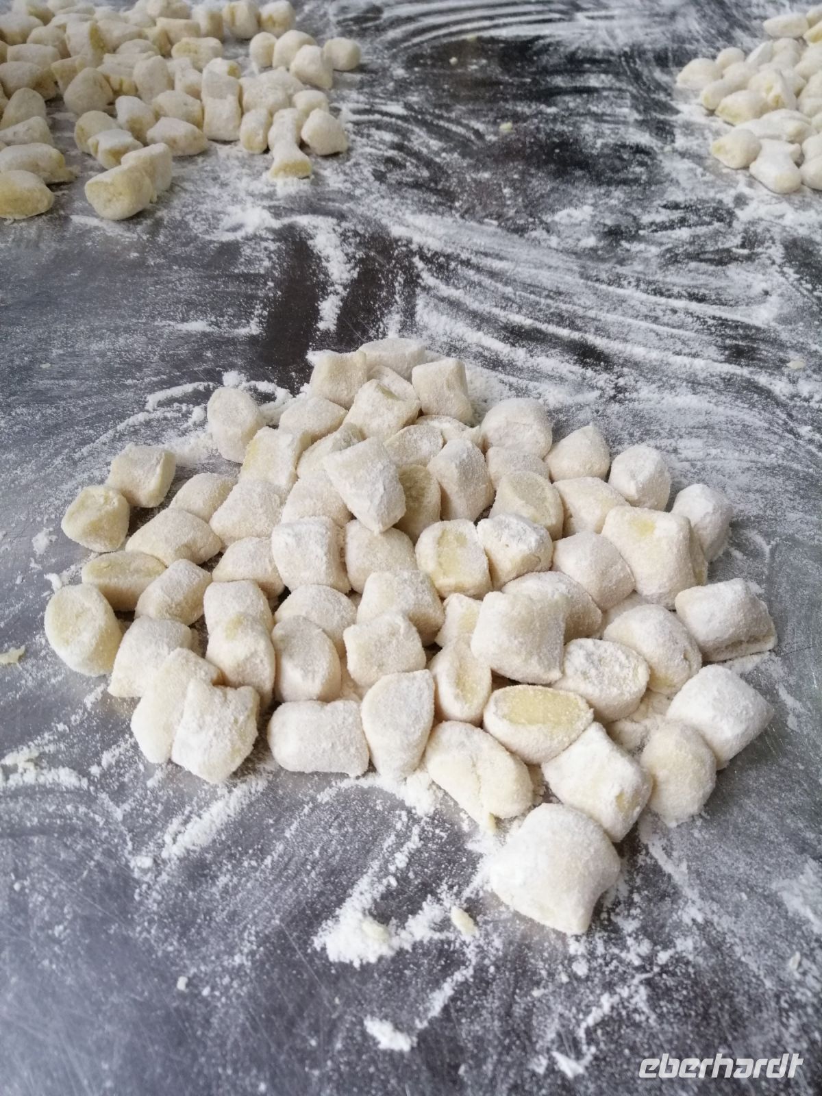 das Ergebnis kann sich sehen lassen: typisch italienische Gnocchi