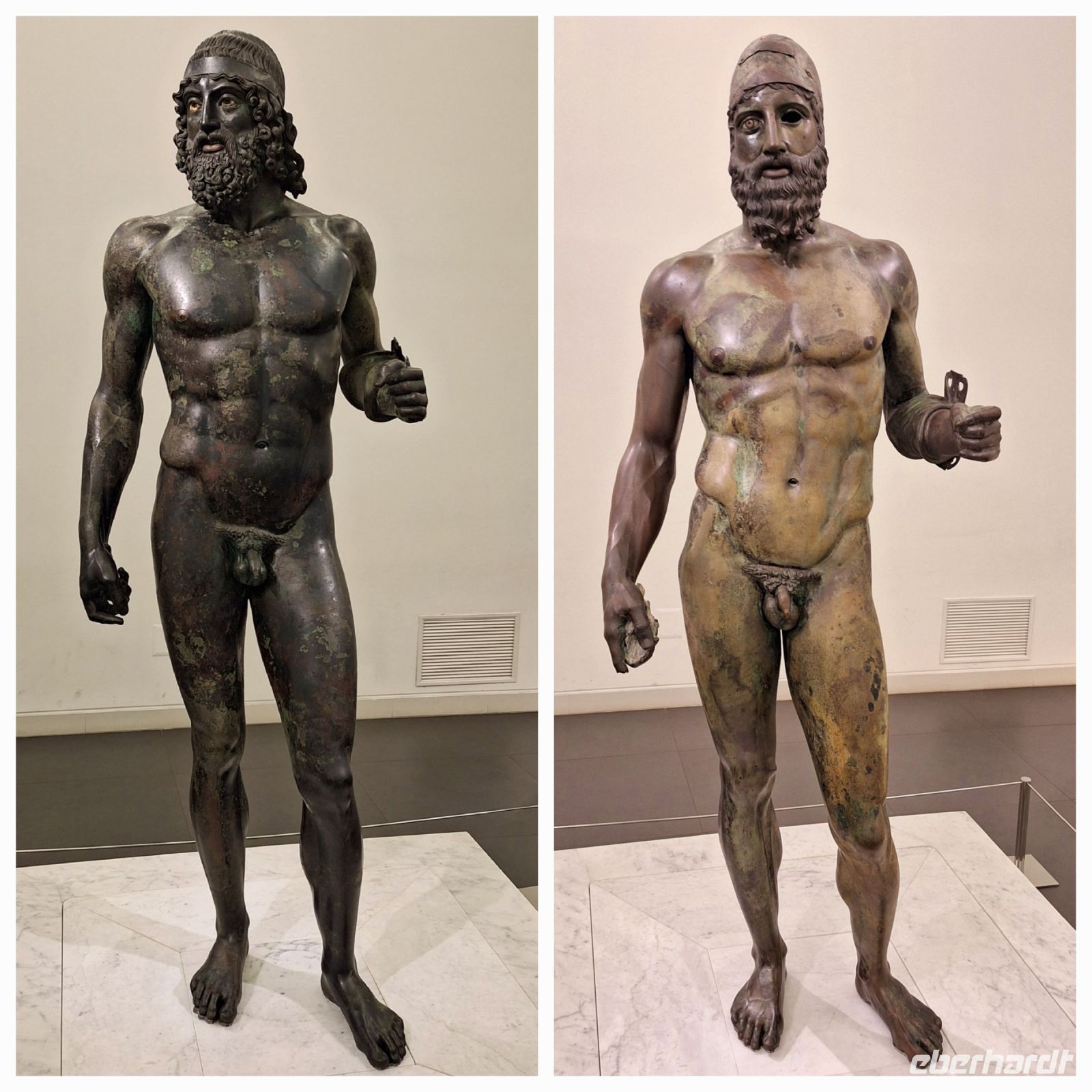 024 Kalabrien Reggio Calabria Museum Bronzestatuen von Riace