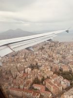 Landeanflug Neapel mit Vesuv