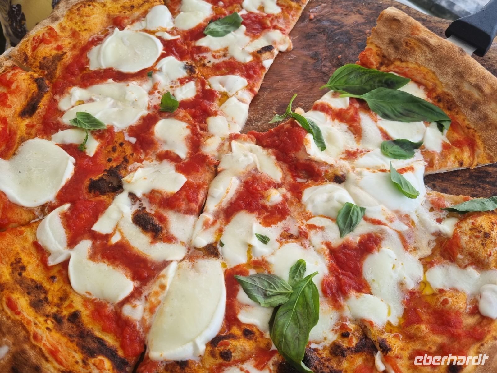 Abendessen (Pizza Margherita)