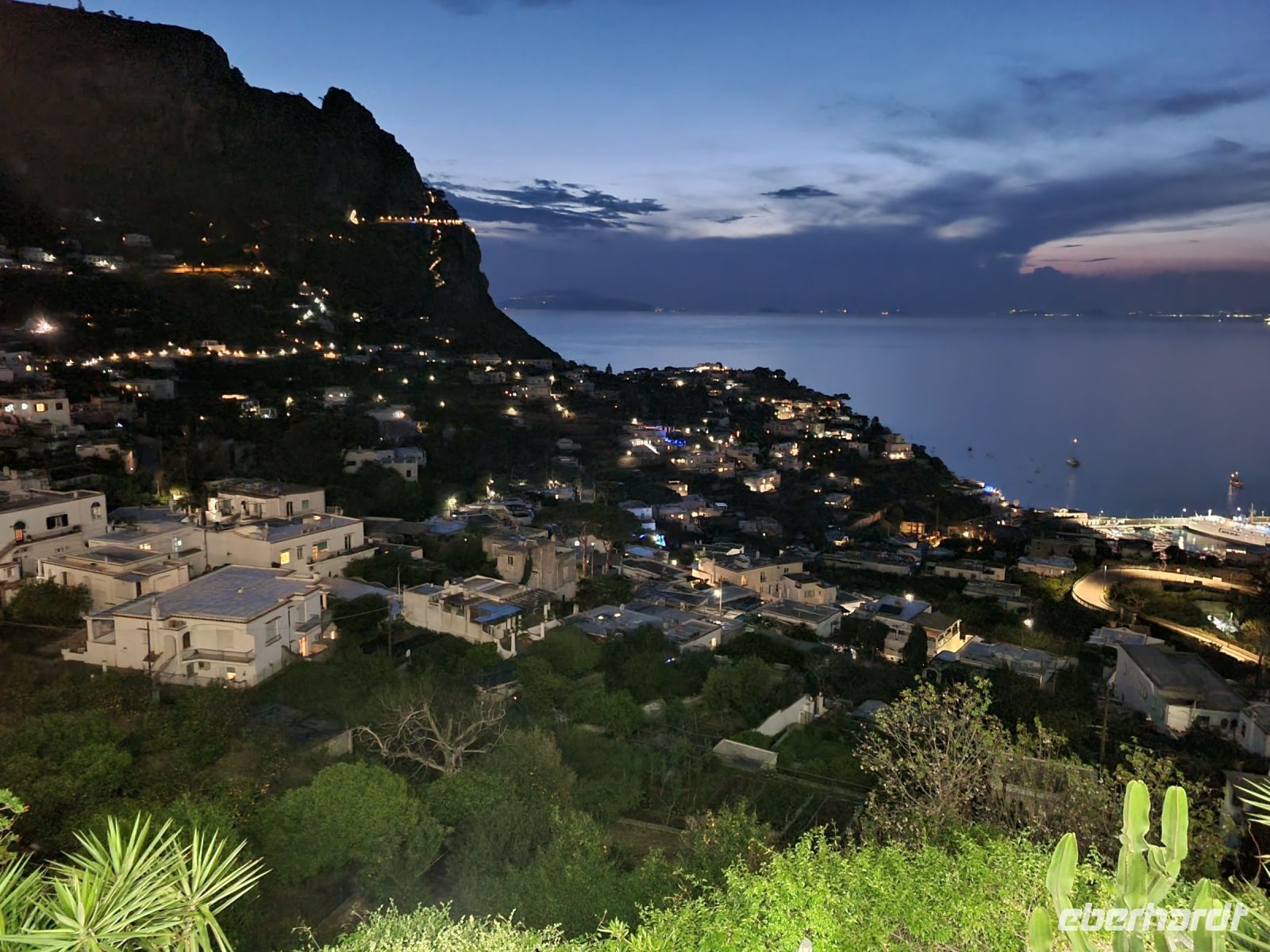 Abendstimmung auf der Insel Capri 