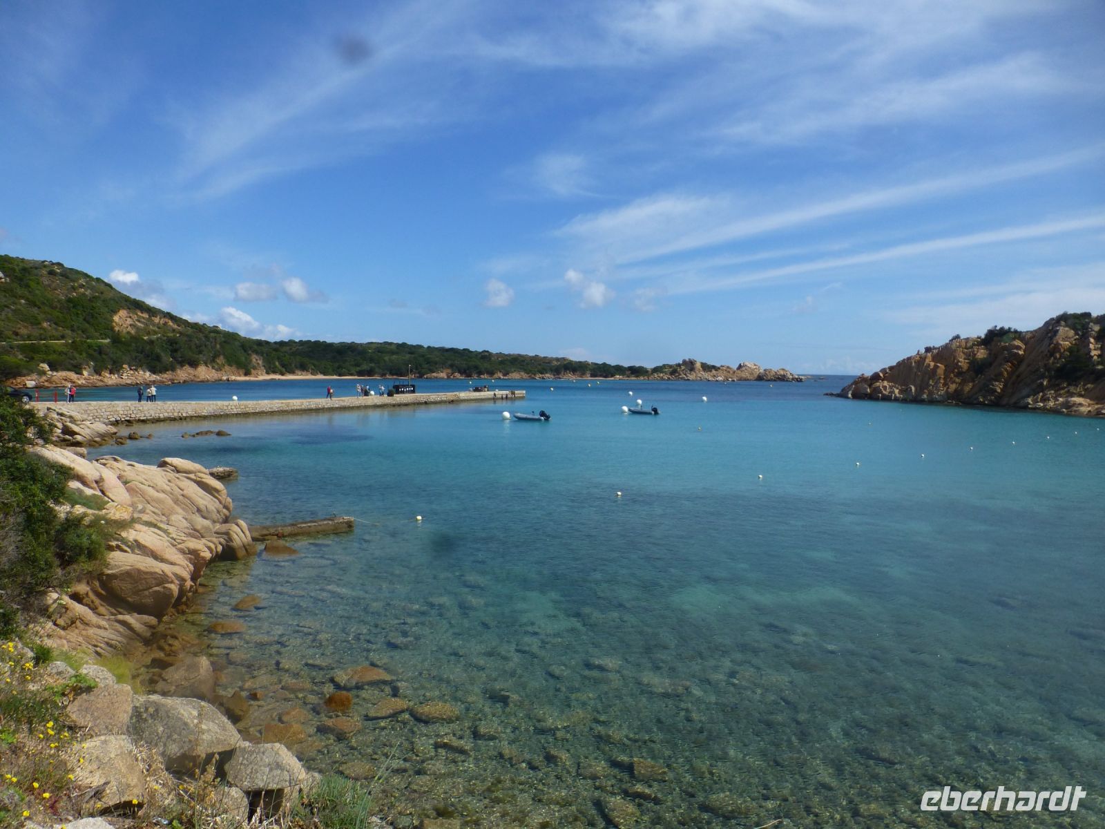 Himmel und Meer eifern um das schönere Blau.