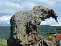 Der Elefantenfelsen – das Tier wird nie die Straße überqueren.