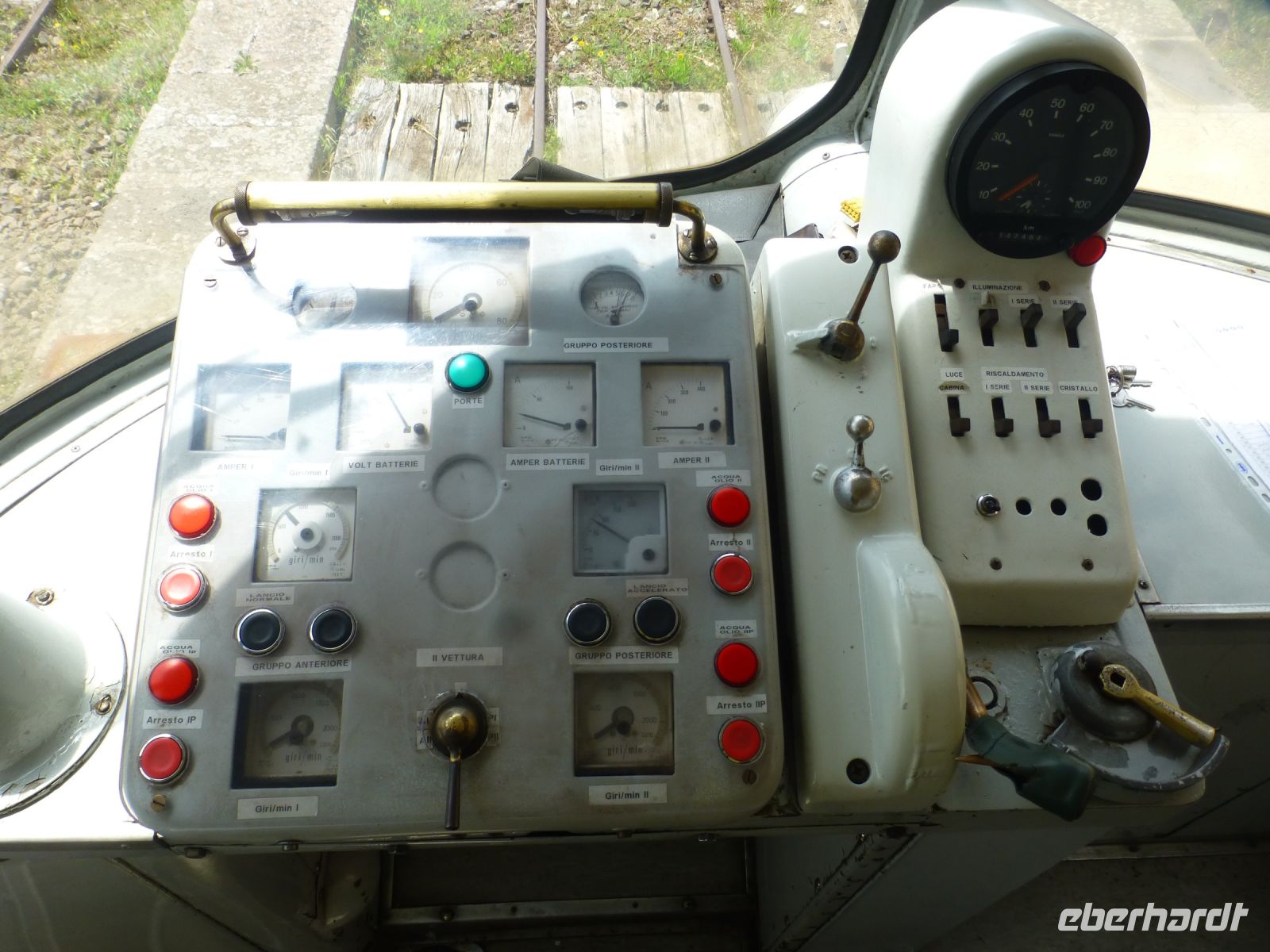 Die Schaltzentrale des Zuges, mehr braucht es nicht.