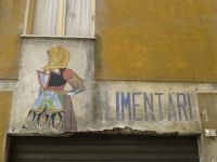 Kein Wandbild, sondern Werbung.