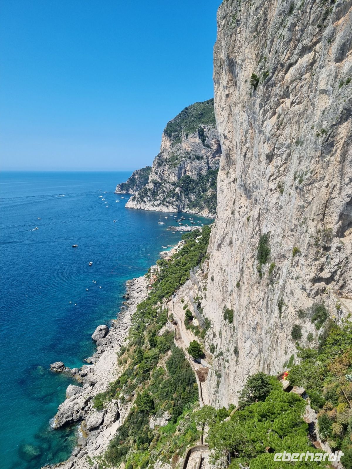 Blick von den Augustusgärten in Richtung Marina Piccola