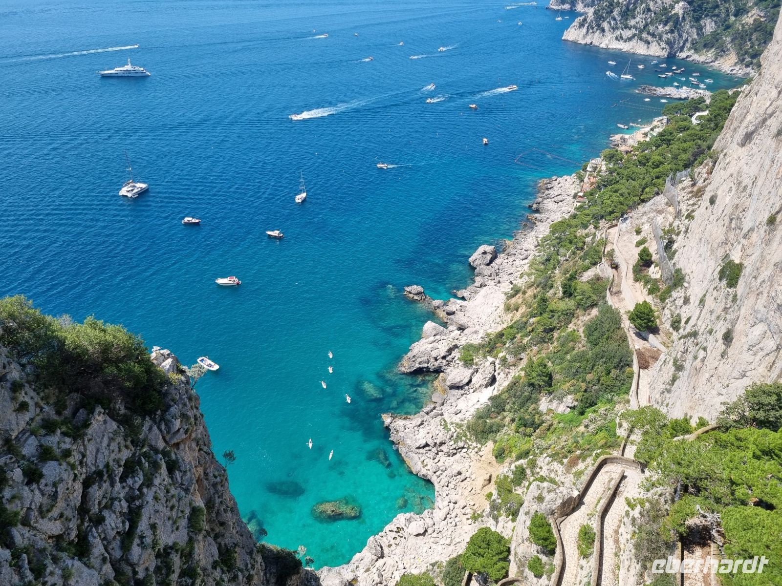 Blick von den Augustusgärten in Richtung Marina Piccola