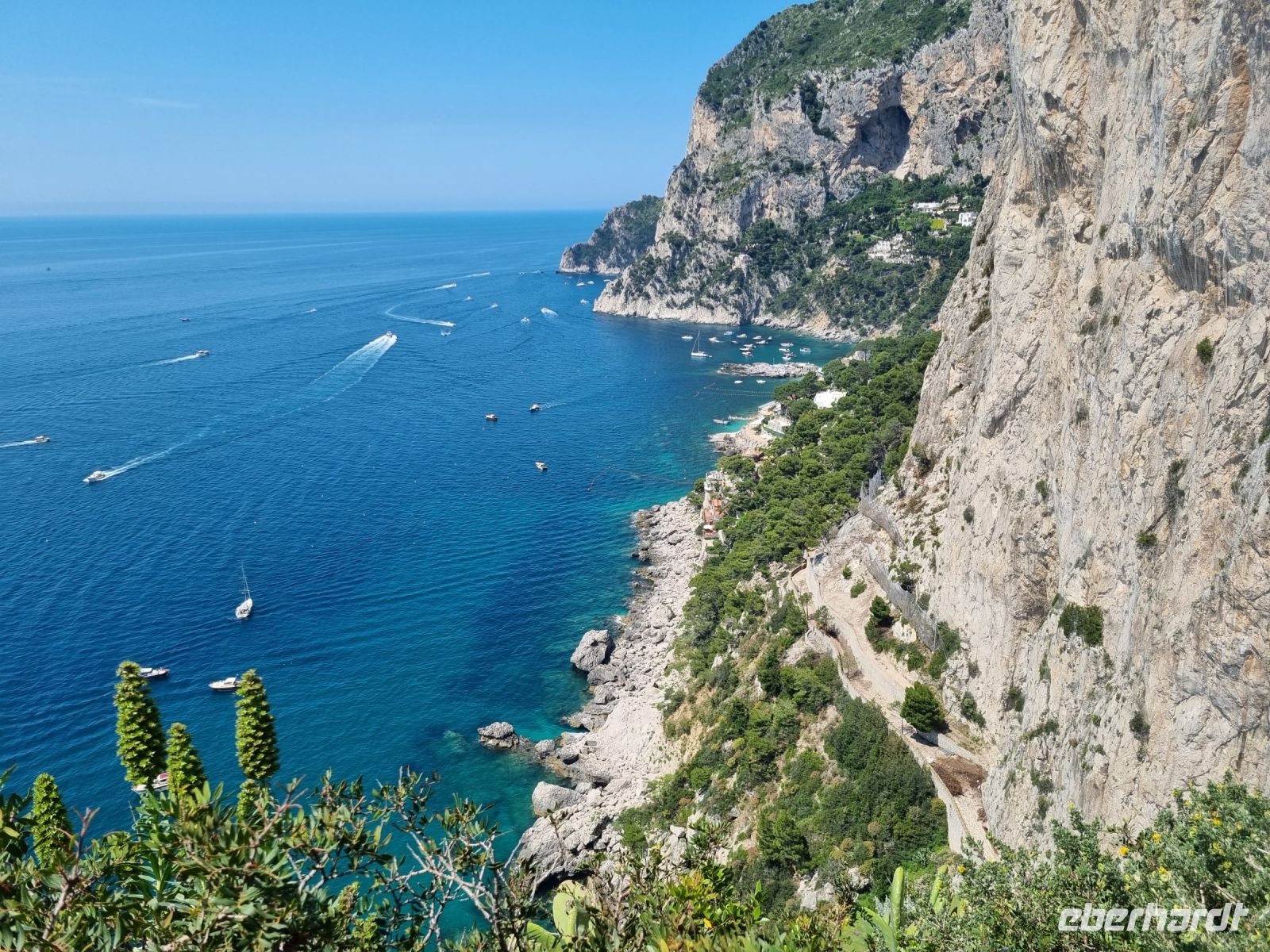Blick von den Augustusgärten in Richtung Marina Piccola