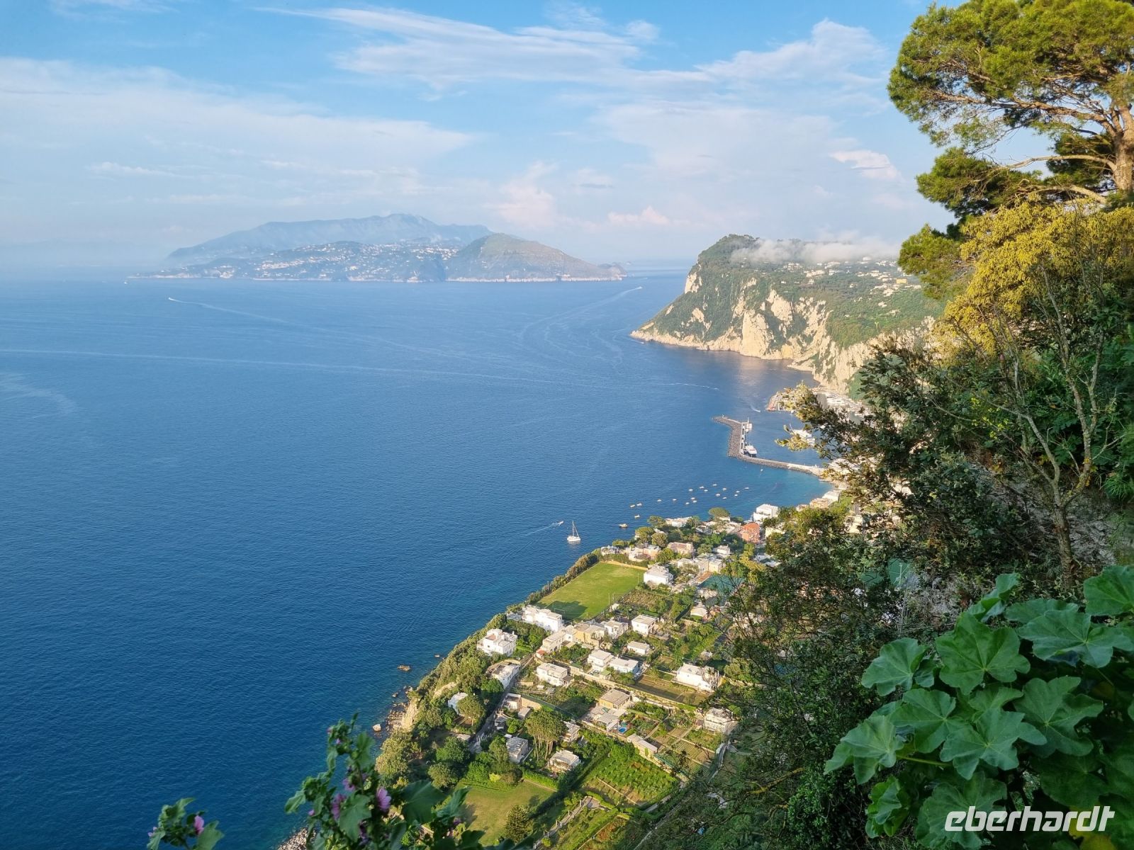 Anacapri - Ausblick auf Marina Grande