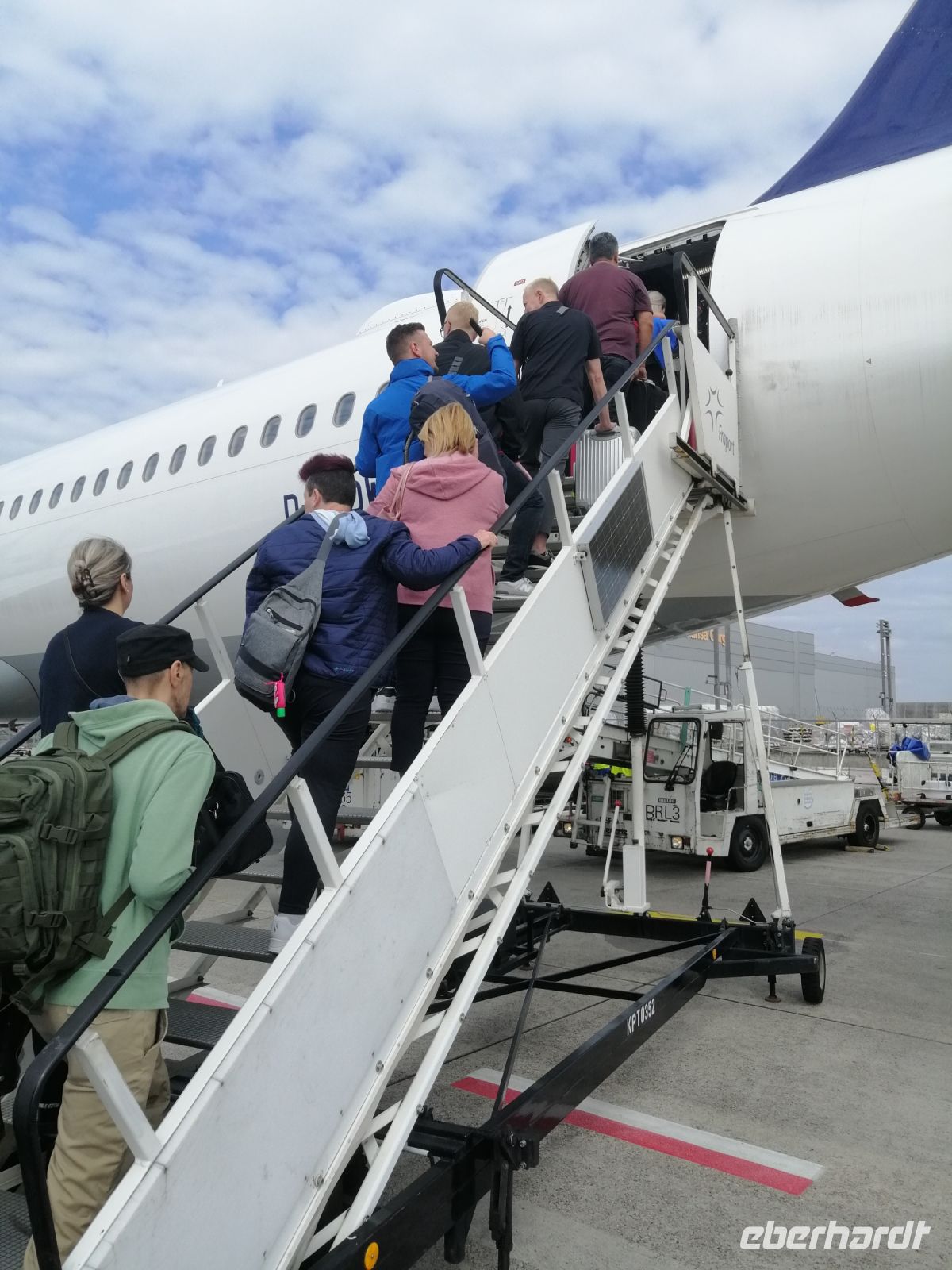 Abflug von Frankfurt