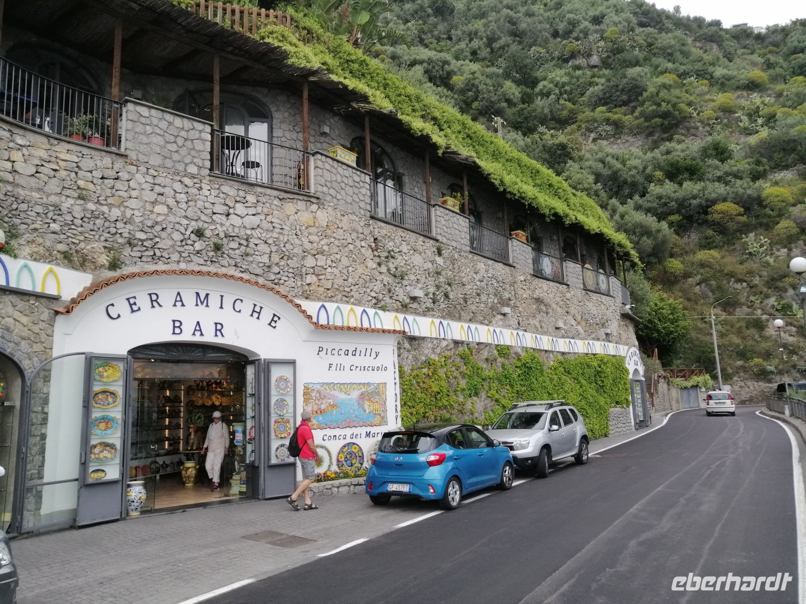Ceramiche Bar, kurz vor Amalfi