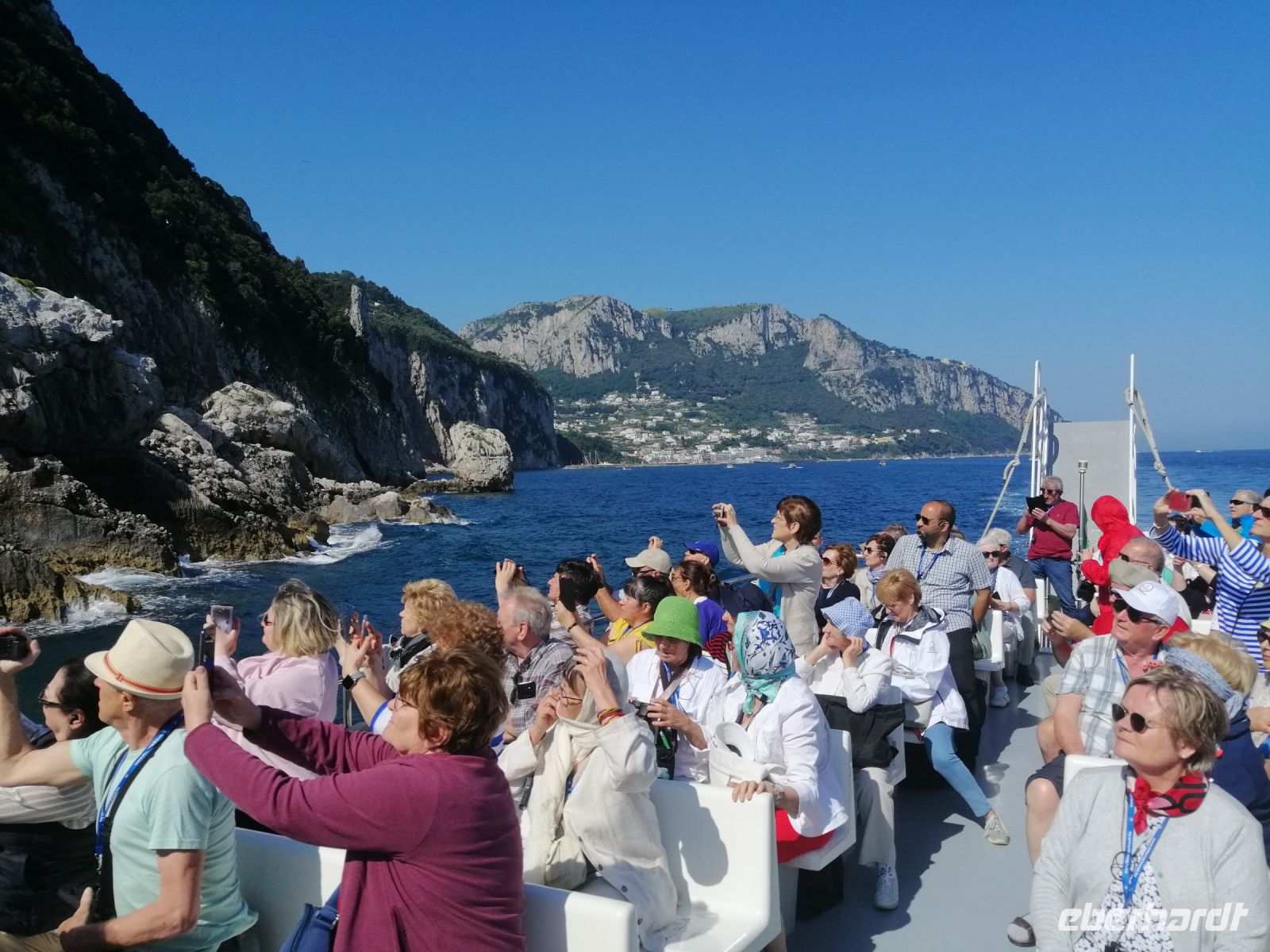 faszinierende Schiffrundfahrt um die Insel Capri