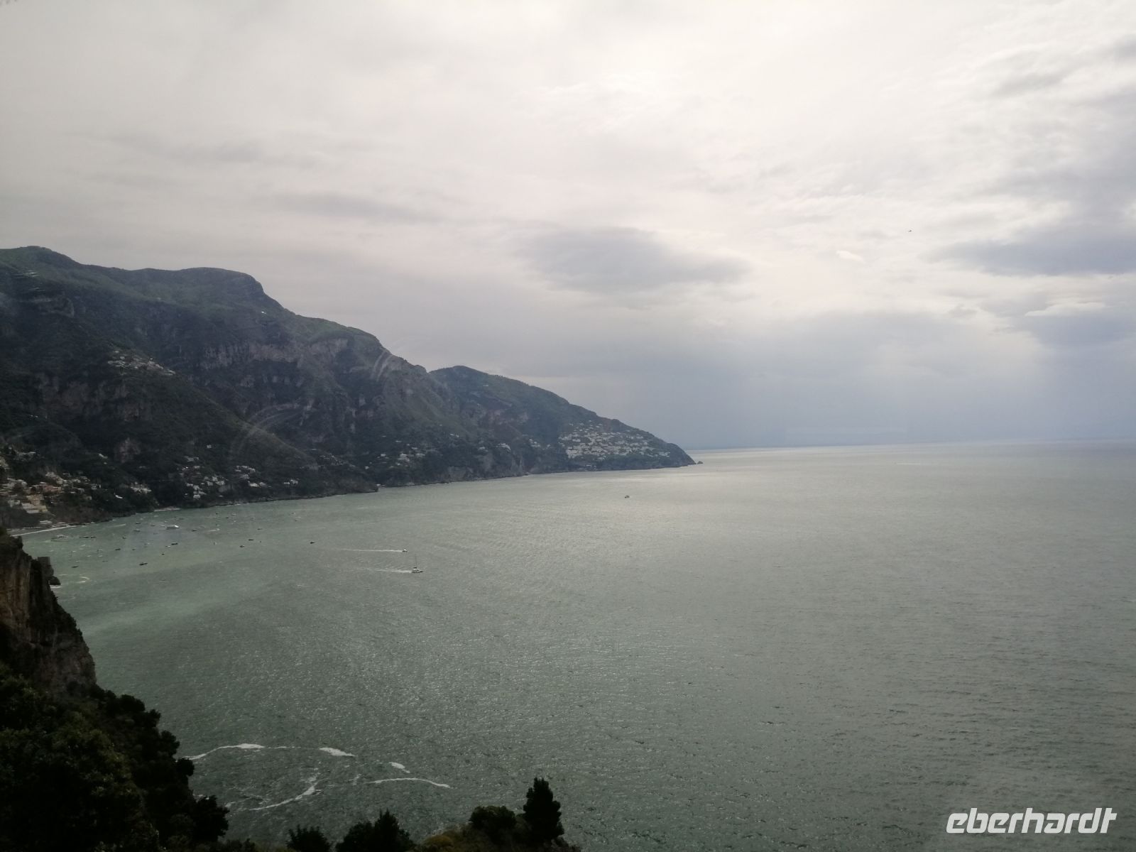 Strada Statale 163 Amalfitana, Blick Richtung Positano
