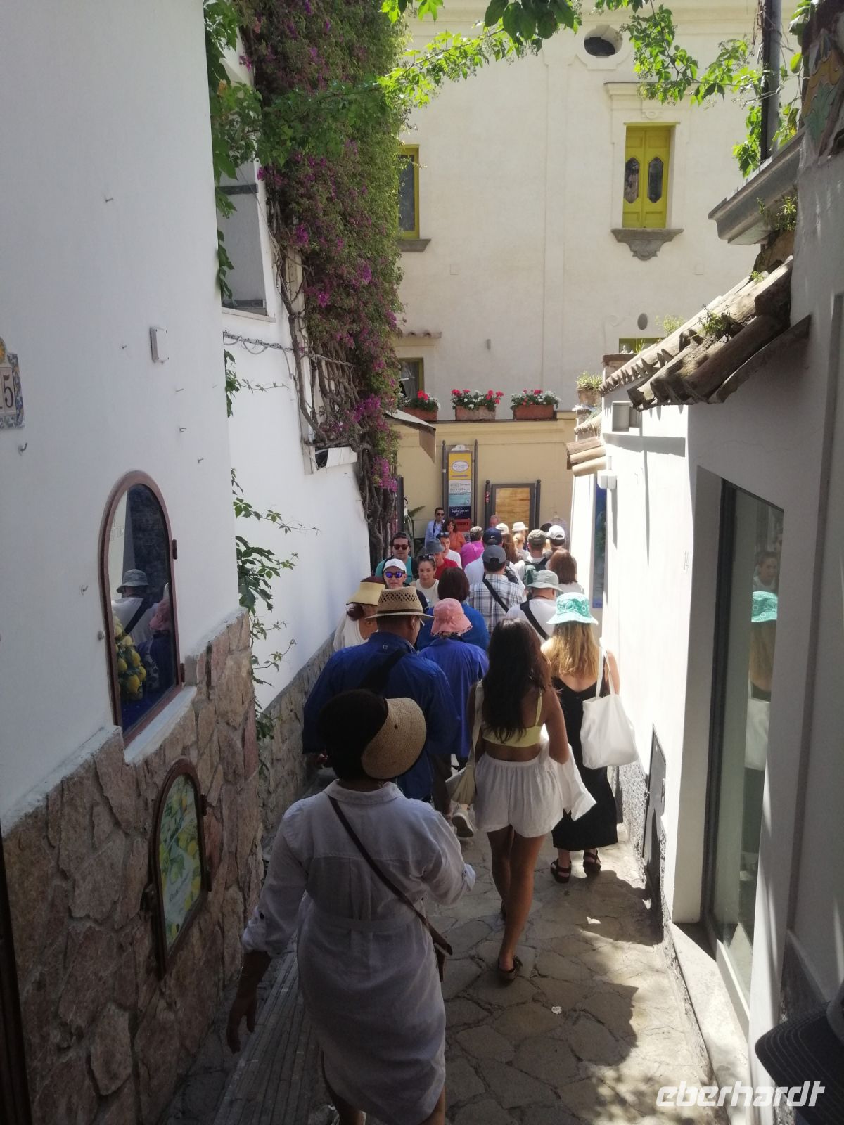 Spaziergang durch Positano
