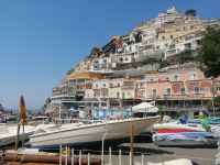 im Hafen von Positano