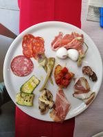 Antipasto con vendure grigliate