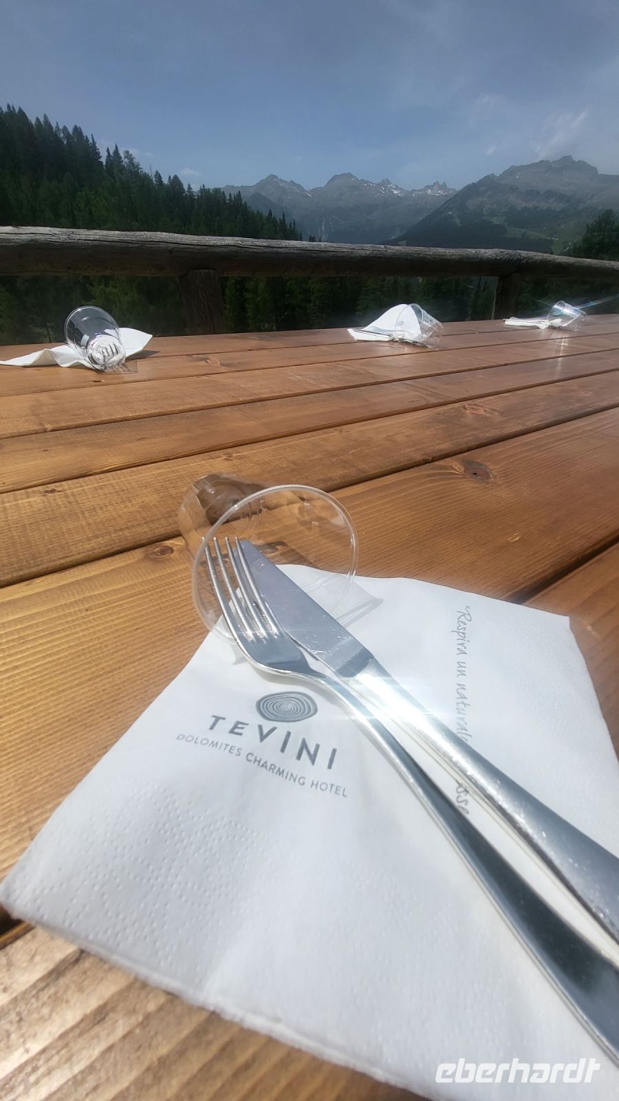 187 – Italien, Trentino, Adamello-Brenta, Mittagessen mit Familie Tevini