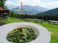 ...oder hausgemachten Spinatspätzle