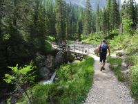 Wanderung zur Croda da Lago-Hütte und Federa-See