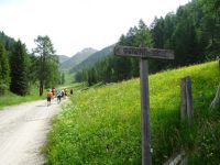 Auf dem Weg zur Uwaldalm