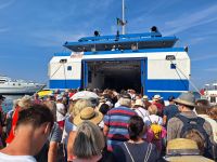 Capri Von der Autofähre verschluckt