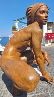 Capri Statue Walking in beauty