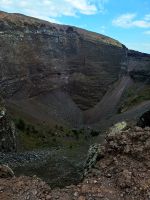 Vesuv Blick in den Krater