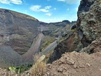 Vesuv Blick in den Krater