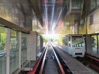 Perugia - Fahrt mit der Minimetro...