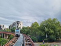 Perugia - Fahrt mit der Minimetro...