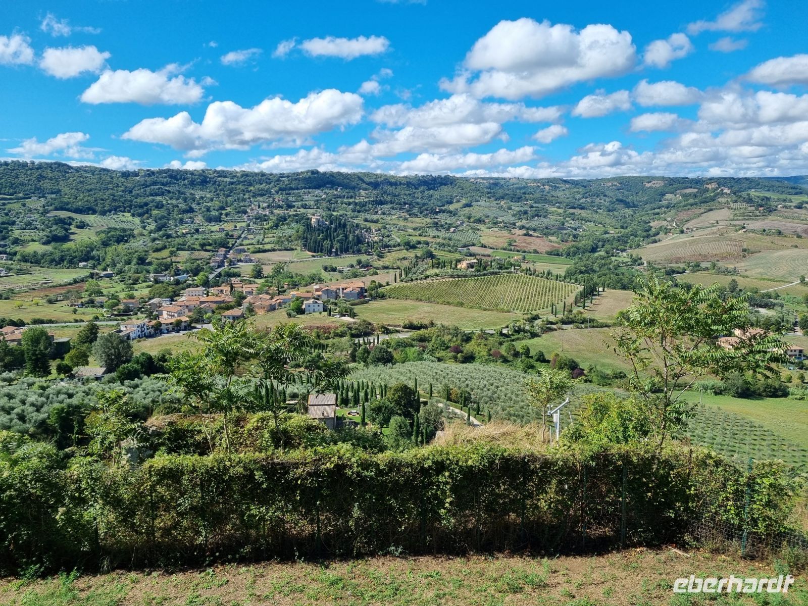 Orvieto - Blick in die Region Umbrien...